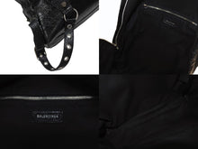 Load image into Gallery viewer, BALENCIAGA バレンシアガ LE CAGOLE BACKPACK ルカゴール リュックサック 766297 レザー ブラック 美品 中古 4b006021