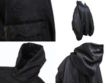 Load image into Gallery viewer, 極美品 BALENCIAGA バレンシアガ 22AW Sporty B Pull-Over Bomber スポーティー B プルオーバー ボンバー ジャケット ブラック ナイロン 720157 サイズ2 中古 4b006025