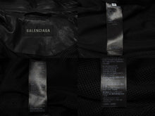Load image into Gallery viewer, BALENCIAGA バレンシアガ 23SS 3B Sports Icon Leather Jacket スポーツ アイコン レザー ジャケット ブラック ラムスキン 697771 サイズ2 美品 中古 4b006026