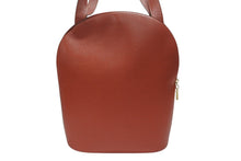 Load image into Gallery viewer, CELINE セリーヌ ロゴリング ショルダーバッグ トートバッグ M94 レザー レッド ゴールド金具 美品 中古 4b006088