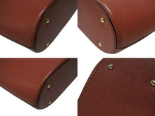 Load image into Gallery viewer, CELINE セリーヌ ロゴリング ショルダーバッグ トートバッグ M94 レザー レッド ゴールド金具 美品 中古 4b006088