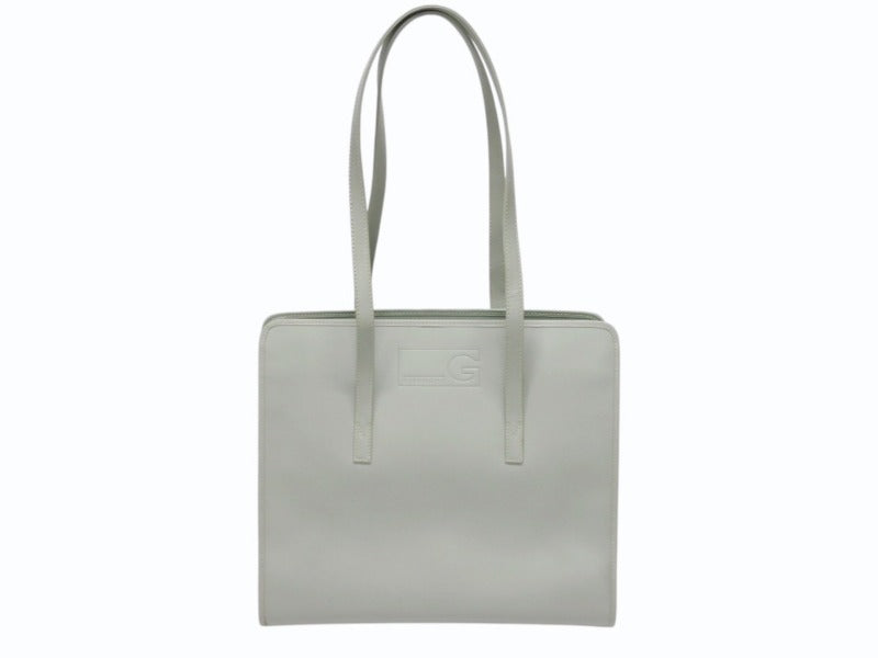 極美品 GIVENCHY ジバンシー SAC SPECIAL TOTE BAG サック スペシャル トートバッグ レザー エンボスロゴ ジェダイ ミント 中古 4b006090