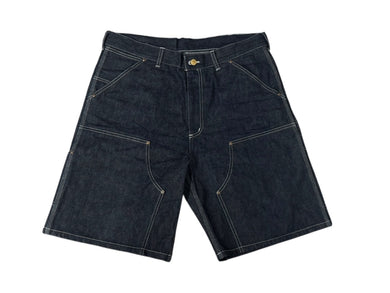 新品同様 SAINT MICHAEL セントマイケル ダブルニー ショートパンツ デニム SM-HR8-0000-074 コットン ブルー サイズM 中古 4b006102