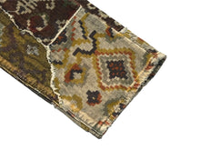 画像をギャラリービューアに読み込む, KAPITAL キャピタル パッチワーク レオパード コーデュロイ デニムパンツ KAPITAL KOUNTRY コットン ブラウン サイズ34 美品 中古 4b006112