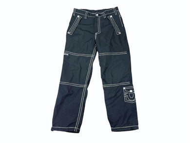 極美品 SUPREME シュプリーム TRUE RELIGION トゥルーレリジョン ナイロンパンツ 中国製 ブラック ホワイト サイズM 中古 4b006120