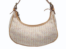 Load image into Gallery viewer, CELINE セリーヌ ワンショルダーバッグ CE00/13 キャンバス レザー ベージュ イタリア製 マカダム柄 総柄 美品 中古 4b006208