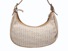 Load image into Gallery viewer, CELINE セリーヌ ワンショルダーバッグ CE00/13 キャンバス レザー ベージュ イタリア製 マカダム柄 総柄 美品 中古 4b006208