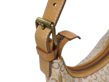 Load image into Gallery viewer, CELINE セリーヌ ワンショルダーバッグ CE00/13 キャンバス レザー ベージュ イタリア製 マカダム柄 総柄 美品 中古 4b006208