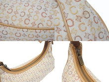 Load image into Gallery viewer, CELINE セリーヌ ワンショルダーバッグ CE00/13 キャンバス レザー ベージュ イタリア製 マカダム柄 総柄 美品 中古 4b006208