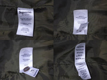 画像をギャラリービューアに読み込む, 極美品 SUPREME シュプリーム Leather Shirt レザーシャツ 長袖 ジャケット レザー ポリエステル カーキ サイズM 中古 4b006214