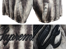 画像をギャラリービューアに読み込む, Supreme シュプリーム 20FW リバーシブル フーデッドジャケット フェイクファー ブラック グレー アクリル ポリエステル 美品 中古 4b006215