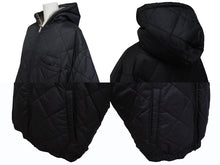 画像をギャラリービューアに読み込む, Supreme シュプリーム 20FW リバーシブル フーデッドジャケット フェイクファー ブラック グレー アクリル ポリエステル 美品 中古 4b006215