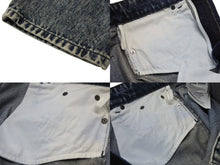 画像をギャラリービューアに読み込む, 極美品 MIUMIU ミュウミュウ フラワーペイント デニムパンツ AMM1 2019 2161 コットン ポリエステル ブルー ピンク サイズ28 中古 4b006223