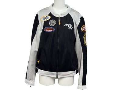 HARLEYDAVIDSON ハーレーダビッドソン レーシングジャケット 97288-12VW ブラック ホワイト マルチカラー サイズS 美品 中古 4b006226