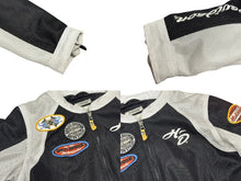 画像をギャラリービューアに読み込む, HARLEYDAVIDSON ハーレーダビッドソン レーシングジャケット 97288-12VW ブラック ホワイト マルチカラー サイズS 美品 中古 4b006226