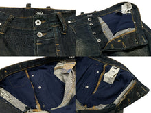 画像をギャラリービューアに読み込む, 極美品 Dolce&amp;Gabbana ドルチェ＆ガッバーナ デニムパンツ RPO460 SD638 トルコ製 コットン エラスタン ブルー サイズ48 中古 4b006247