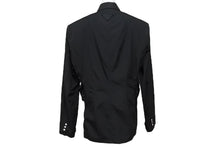 画像をギャラリービューアに読み込む, 極美品 PRADA プラダ 24SS シングルブレスト コットンジャケット UG1267 IC コットン ブラック サイズ48R 中古 4b006260