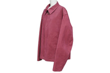 画像をギャラリービューアに読み込む, 新品同様 Yohji Yamamoto POUR HOMME ヨウジヤマモトプールオム 02ss Saeko Tsuemura 女優期 ジャケット スウェード ピンク サイズ3 中古 4b006261