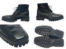 Load image into Gallery viewer, BALENCIAGA バレンシアガ Outdoor Rim Combat Boots ブーツ ブラック カーフスキン 579684 サイズ45 美品 中古 4b006264