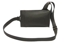 画像をギャラリービューアに読み込む, 極美品 LOEWE ロエベ バーティカル Tポケット ショルダーバッグ ソフトグレインカーフ レザー カーキ シルバー金具 中古 4b006265