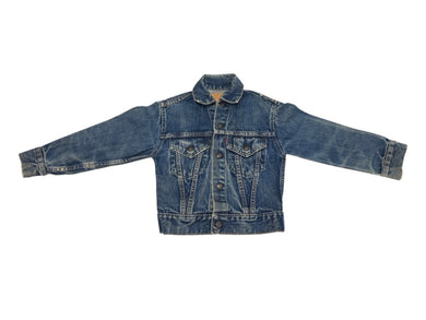 LEVI'S リーバイス 60年代製 デニムジャケット kids キッズ ビッグE 70805-0217 ブルー サイズ8 美品 中古 4b006272