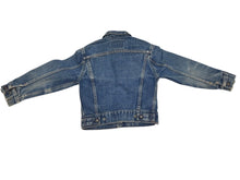 画像をギャラリービューアに読み込む, LEVI&#39;S リーバイス 60年代製 デニムジャケット kids キッズ ビッグE 70805-0217 ブルー サイズ8 美品 中古 4b006272