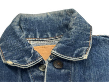 画像をギャラリービューアに読み込む, LEVI&#39;S リーバイス 60年代製 デニムジャケット kids キッズ ビッグE 70805-0217 ブルー サイズ8 美品 中古 4b006272