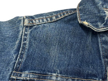 画像をギャラリービューアに読み込む, LEVI&#39;S リーバイス 60年代製 デニムジャケット kids キッズ ビッグE 70805-0217 ブルー サイズ8 美品 中古 4b006272
