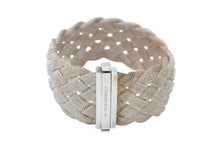 画像をギャラリービューアに読み込む, TIFFANY&amp;Co. ティファニー ブレスレット サマセット メッシュ シルバー925 重量約46.1g シルバー 美品 中古 4b006299