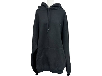 Champion チャンピオン パーカー 無地 裏起毛 S2202-003 ブラック コットン ポリエステル 美品 中古 4b006316