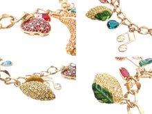 画像をギャラリービューアに読み込む, 極美品 DOLCE&amp;GABBANA ドルチェアンドガッバーナ ネックレス WPJ1S2W00011 重量約211.3g フルーツ ブラス ラインストーン 中古 4b006325