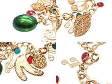 画像をギャラリービューアに読み込む, 極美品 DOLCE&amp;GABBANA ドルチェアンドガッバーナ ネックレス WPJ1S2W00011 重量約211.3g フルーツ ブラス ラインストーン 中古 4b006325