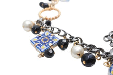 画像をギャラリービューアに読み込む, DOLCE&amp;GABBANA ドルチェアンドガッバーナ ネックレス 重量約177.9g メキシカンタイル調 ブラス テラコッタ 美品 中古 4b006329