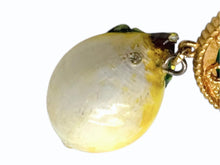 画像をギャラリービューアに読み込む, 極美品 DOLCE&amp;GABBANA ドルチェアンドガッバーナ レモンモチーフ イヤリング イエロー マルチカラー ゴールド金具 中古 4b006332