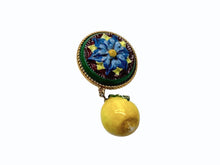 画像をギャラリービューアに読み込む, 極美品 DOLCE&amp;GABBANA ドルチェアンドガッバーナ レモンモチーフ イヤリング イエロー マルチカラー ゴールド金具 中古 4b006332