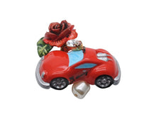 画像をギャラリービューアに読み込む, 極美品 DOLCE&amp;GABBANA ドルチェアンドガッバーナ イヤリング 重量約33.9g フェイクパール ラインストーン 薔薇 車 中古 4b006333