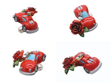 画像をギャラリービューアに読み込む, 極美品 DOLCE&amp;GABBANA ドルチェアンドガッバーナ イヤリング 重量約33.9g フェイクパール ラインストーン 薔薇 車 中古 4b006333