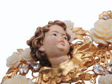 画像をギャラリービューアに読み込む, DOLCE&amp;GABBANA ドルチェアンドガッバーナ ヘアクリップ ダッカール 重量約67.1g ブラス ラインストーン エンジェル 薔薇 美品 中古 4b006335