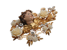 画像をギャラリービューアに読み込む, DOLCE&amp;GABBANA ドルチェアンドガッバーナ ヘアクリップ ダッカール 重量約67.1g ブラス ラインストーン エンジェル 薔薇 美品 中古 4b006335