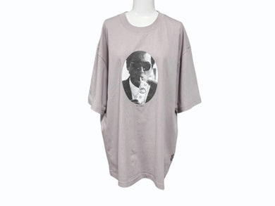 新品未使用 Victoria HongKong ヴィクトリアホンコン 半袖Ｔシャツ グレー プリント サイズL TPVICTORIAT2 中古 4b006362