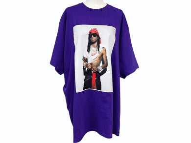 新品未使用 Supreme シュプリーム Playboi Carti プレイボイ カルティ PHOTO TEE 半袖Ｔシャツ パープル サイズXL FW25T50 中古 4b006366