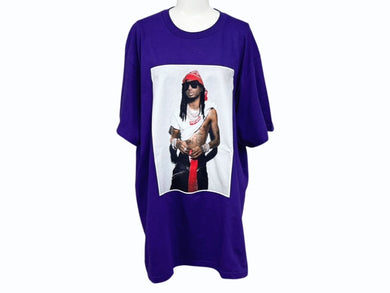 新品未使用 Supreme シュプリーム Playboi Carti プレイボイ カルティ PHOTO TEE 半袖Ｔシャツ パープル サイズL FW25T50 中古 4b006367