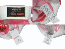 画像をギャラリービューアに読み込む, 新品未使用 Supreme シュプリーム × Vanson ヴァンソン レザーキャップ ピンク ホワイト ONE SIZE 58cm H79FW25 中古 4b006374