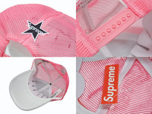 画像をギャラリービューアに読み込む, 新品未使用 Supreme シュプリーム × Vanson ヴァンソン レザーキャップ ピンク ホワイト ONE SIZE 58cm H79FW25 中古 4b006375