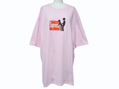 新品未使用 Supreme シュプリーム STICK TEE 半袖Ｔシャツ スティックマン ボックス プリント カラーピンク サイズXL FW25T35 中古 4b006376
