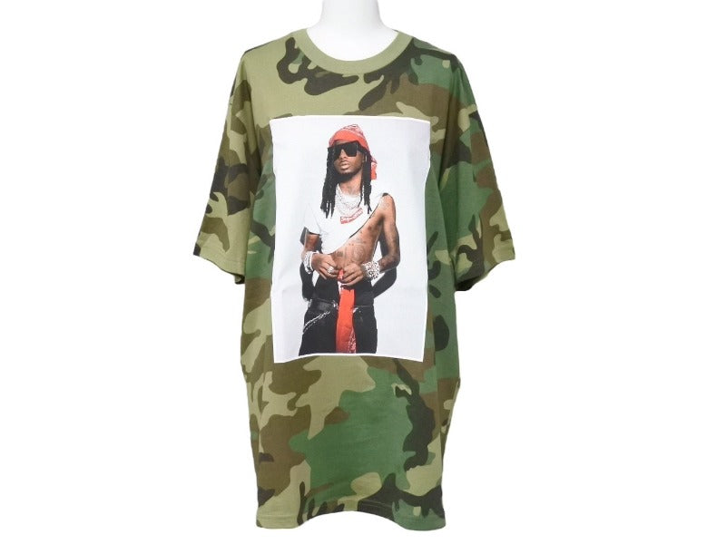 新品未使用 Supreme シュプリーム Playboi Carti プレイボイ カルティ PHOTO TEE 半袖Ｔシャツ カモフラ柄 サイズM FW25T50 中古 4b006377