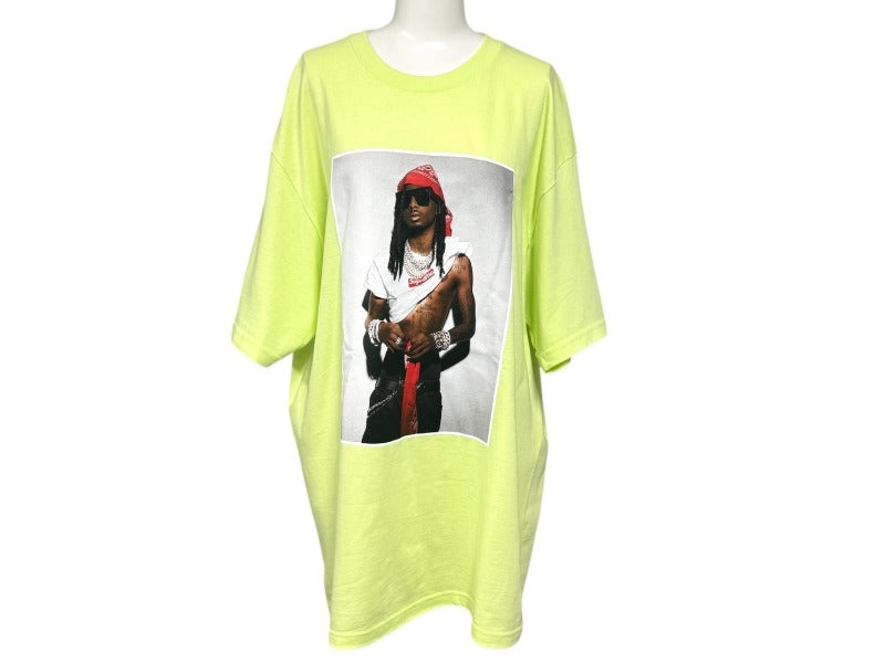 新品未使用 Supreme シュプリーム Playboi Carti プレイボイ カルティ PHOTO TEE 半袖Ｔシャツ イエロー サイズL FW25T50 中古 4b006379