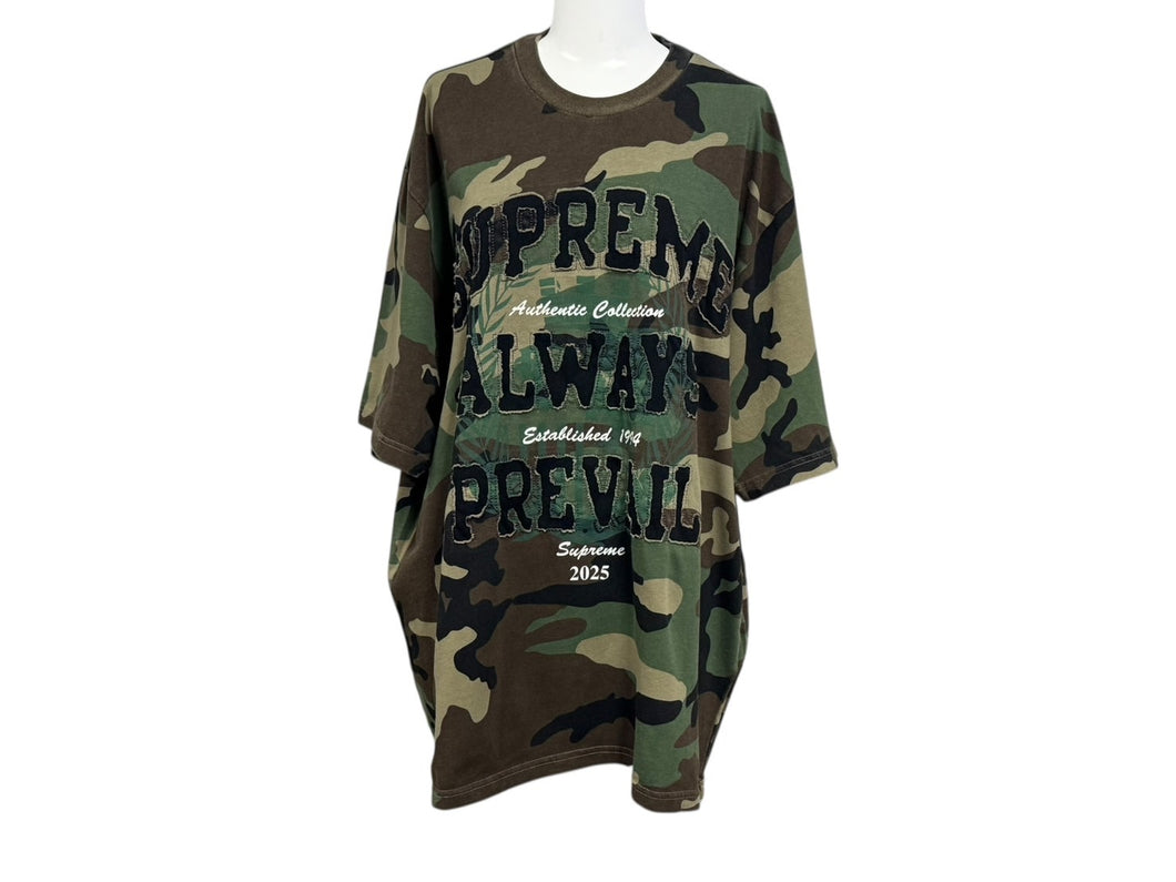 新品未使用 Supreme シュプリーム Always Prevail S/S Top 半袖Ｔシャツ カラー 迷彩 サイズ L FW25KN48 中古 4b006381