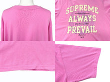 画像をギャラリービューアに読み込む, 新品未使用 Supreme シュプリーム Always Prevail S/S Top 半袖Ｔシャツ カラー ピンク サイズ L FW25KN48 中古 4b006382