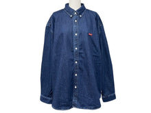画像をギャラリービューアに読み込む, 新品未使用 Supreme シュプリーム Small Box Shirt 長袖デニムシャツ インディゴブルー サイズM FW25S2 中古 4b006383